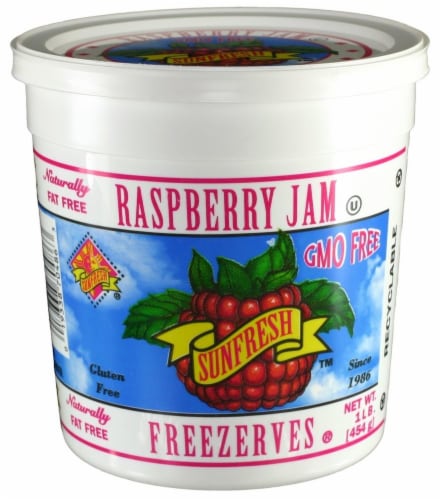 Sunfresh Raspberry Jam Freezerves Perspective: front