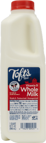 Toft's® Vitamin D Whole Milk Perspective: front