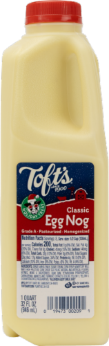 Toft® Dairy Egg Nog Perspective: front