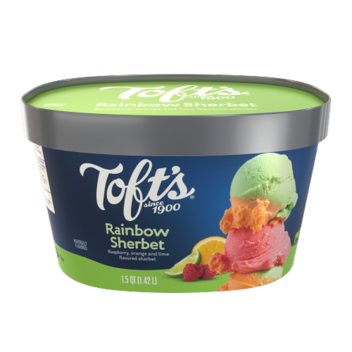 Toft's® Rainbow Sherbet Tub Perspective: front