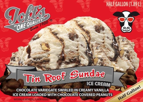 Toft's Tin Roof Sundae Ice Cream Tub Perspective: front