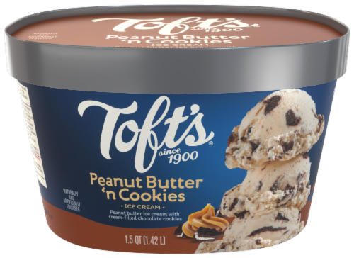 Toft's® Peanut Butter 'N Cookies Perspective: front
