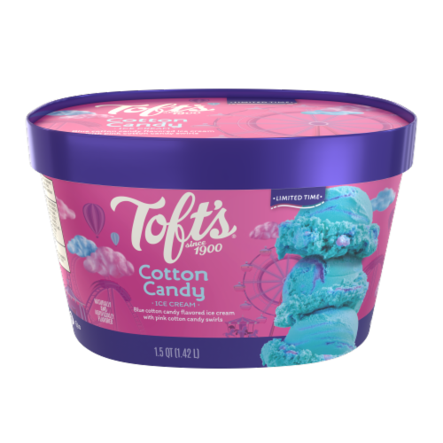 Toft's® Limited Edition Holiday Peppermint Ice Cream Tub Perspective: front