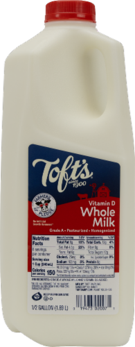 Toft's® Vitamin D Whole Milk Perspective: front