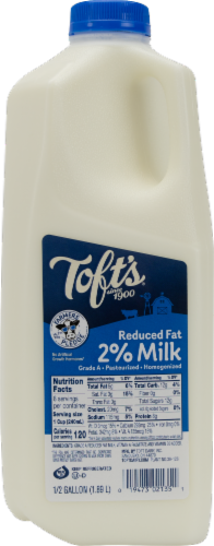 Toft's® Reduced Fat 2% Milk Perspective: front