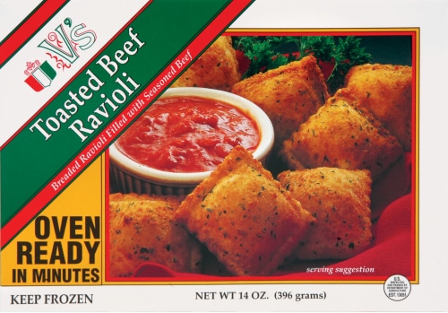 V's Toasted Beef Ravioli Perspective: front