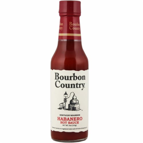 Bourbon Country® Habanero Hot Sauce Perspective: front