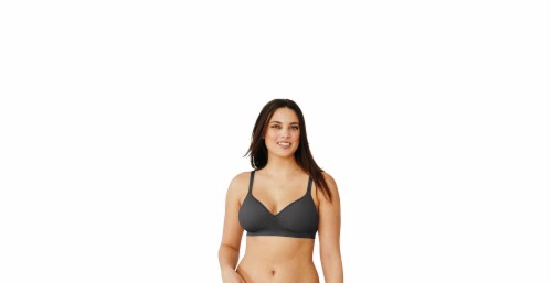 Hanes® Ultimate Women's Perfect Coverage Wirefree Bra - Black Point  d'Espirit, M - Fred Meyer