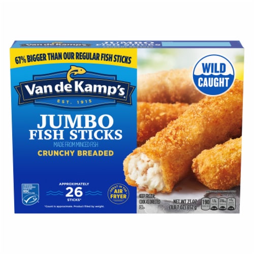 Van De Kamp's Jumbo Frozen Fish Sticks Perspective: front