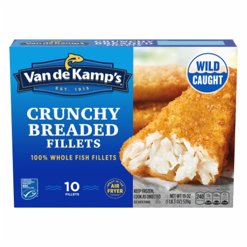 Van de Kamp's® Crunchy Fish Fillets, 10 ct / 19 oz - Fry's Food Stores