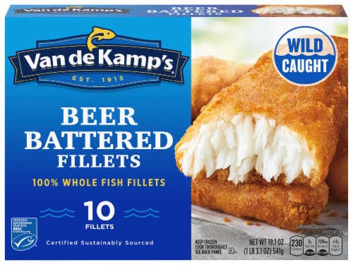 Van de Kamp's® Beer Battered Whole Fillets, 19.1 oz - Pick 'n Save