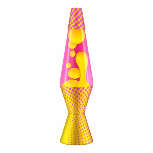 Schylling Halftone Burst Lava Lamp - Yellow/Pink, 1 ct - Fred Meyer