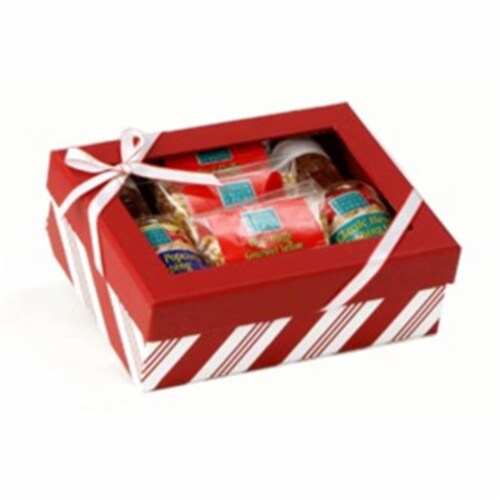 Wabash Valley Farms 45045 Classic Complete Popcorn Striped Box Gift Set Perspective: front