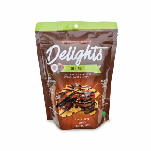 Grove Harvest Delights Coconut Toasted Coconut Chips Perspective: front