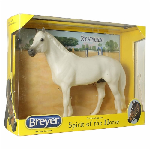 Breyer Snowman Horse Animal Figure 1708 Perspective: front