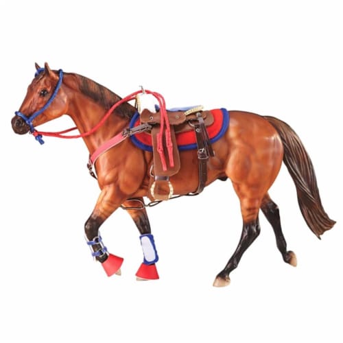 Breyer BH2051 Traditional Western Riding Set Hot Color Horse Perspective: front