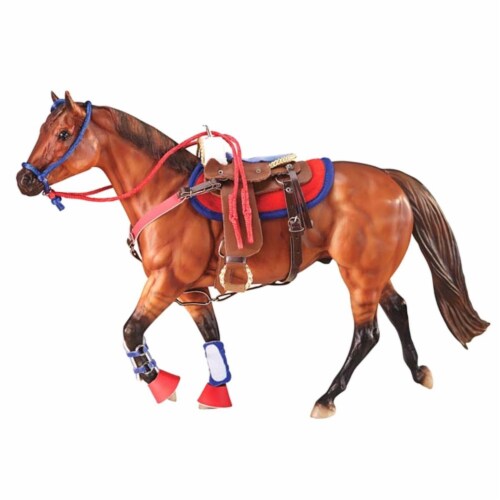 Breyer BH2051 Traditional Western Riding Set Hot Color Horse Perspective: front