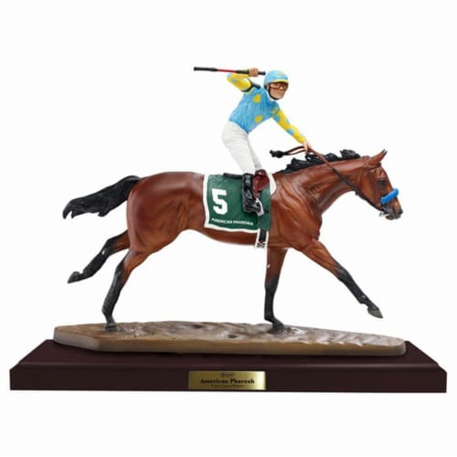 Breyer BH9180 American Pharoah Artists Resin Model Perspective: front
