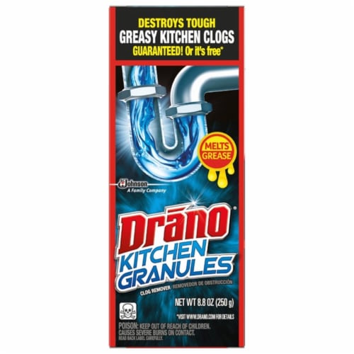 Drano 4883518 8.8 oz Granules Clog Remover - Pack of 6 Perspective: front