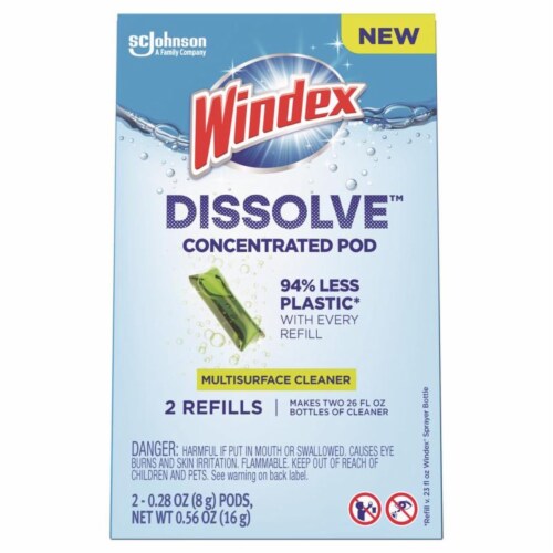 Windex 1025300 56 oz Liquid Dissolve Fresh Scent Concentrated Multi-Surface  Cleaner - Pack of, 1 - Smith's Food and Drug