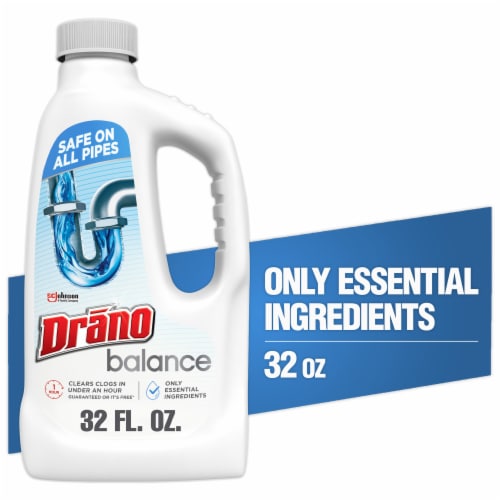 Drano Balance Clog Remover Drain Declogger with Only Essential Ingredients Perspective: front