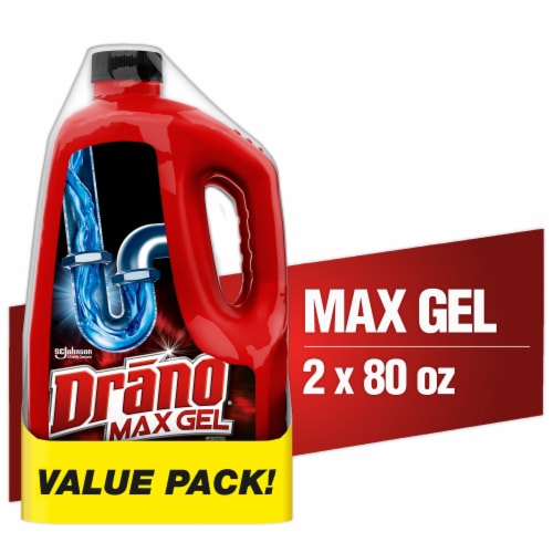 Drano 42 Oz. Commercial Line Max Gel Clog Remover 22118, 1