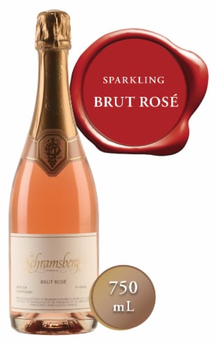 Schramsberg Brut Rose Sparkling Wine Perspective: front