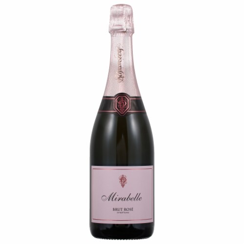 Mirabelle Brut Rose Sparkling Wine Perspective: front