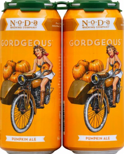 NoDa Brewing Company® Gordgeous™ Pumpkin Ale Perspective: front