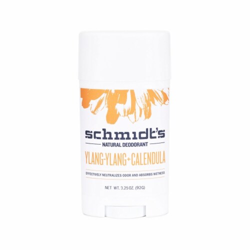 Schmidt's Ylang-Ylang and Calendula Natural Deodorant Perspective: front