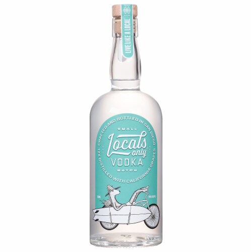 Locals Only Vodka Perspective: front
