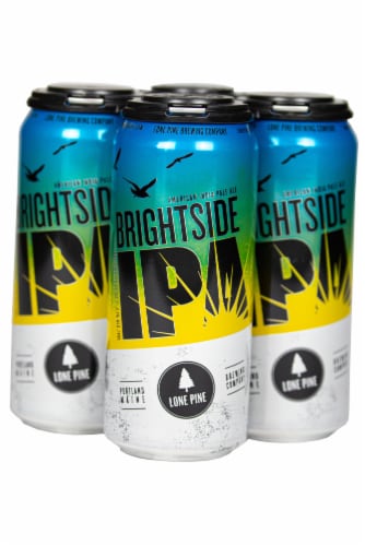 Lone Pine Brightside American IPA Perspective: front