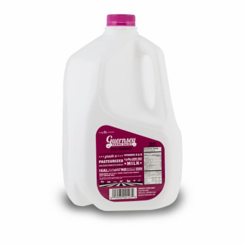 Guernsey Farms Dairy Grade A Pasteurized 1/2% Low Fat Milk Perspective: front