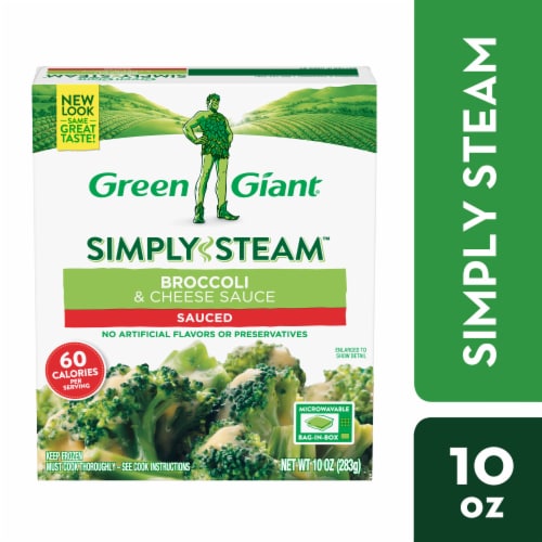 Green Giant Simply Steam Broccoli & Cheese Sauce Perspective: front