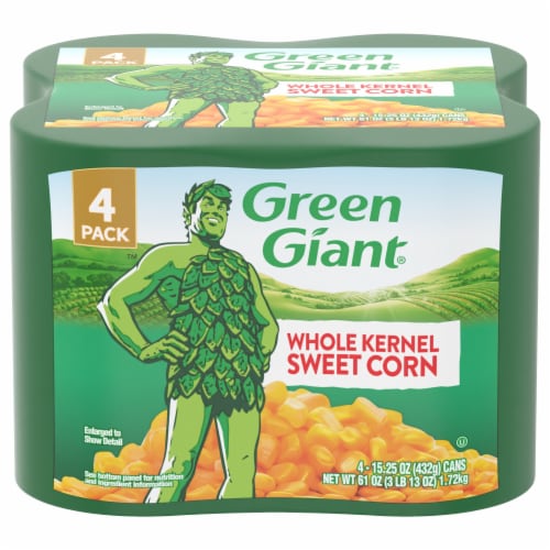 Green Giant Whole Kernel Sweet Corn - 4 Pack Perspective: front