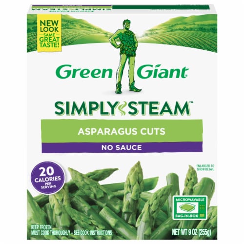 Green Giant Steamers Frozen Asparagus Cuts Perspective: front