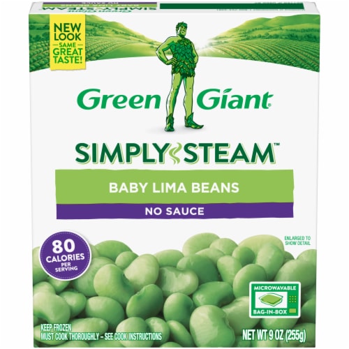 Green Giant ® Simply Steam™ No Sauce Baby Lima Beans Perspective: front