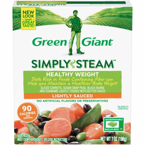 Green Giant Simply Steam Healthy Weight Vegetable Mix Perspective: front