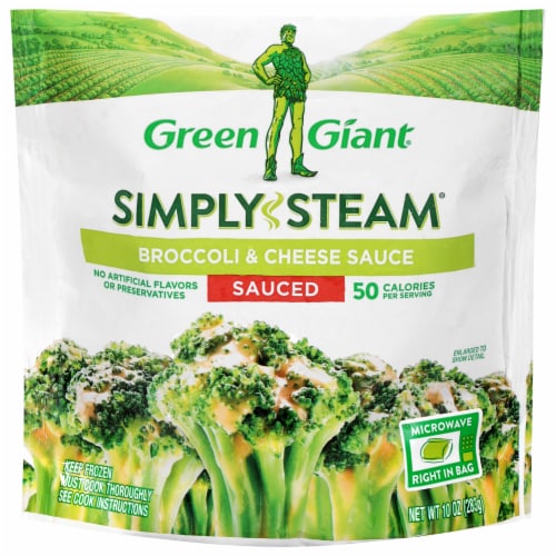Green Giant Simply Steam Broccoli & Cheese Sauce Perspective: front