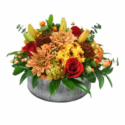 Upscale Flower Arrangement Perspective: front