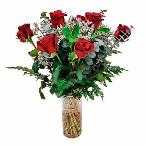 Deluxe Roses Bouquet Perspective: front