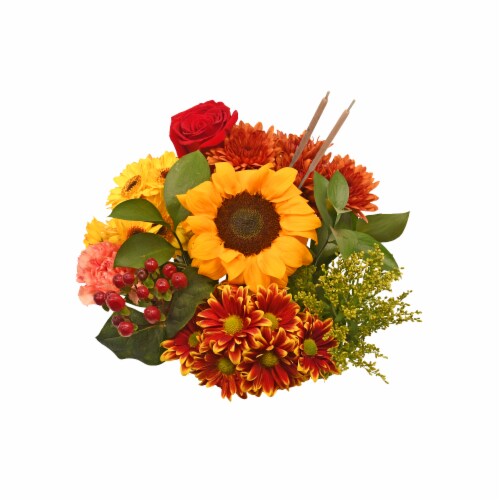 Bloom Haus Fall Harvest Sunshine Bouquet Perspective: front