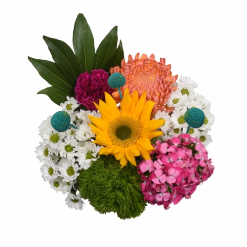 Boho Blooms Sunshine Bouquet Perspective: front