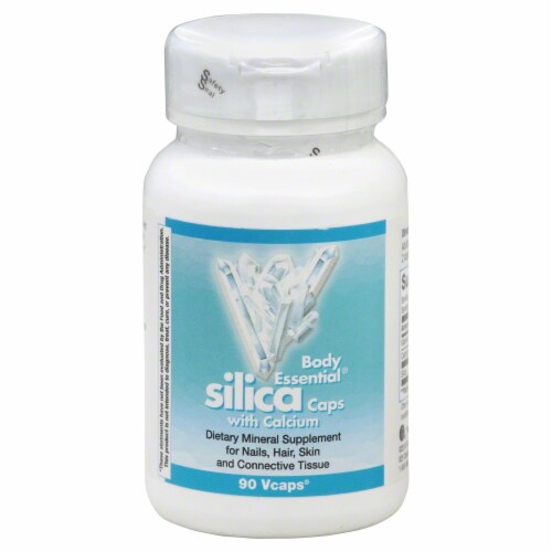 Body Essential Silica Caps with Calcium Perspective: front