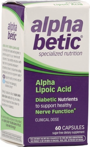 Enzymatic Therapy Alpha Betic® Alpha Lipioc Acid Perspective: front