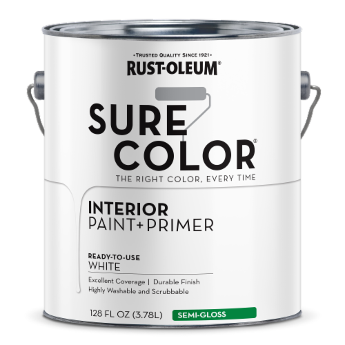 Rust-Oleum® Sure Color® Interior Wall Paint - White Perspective: front