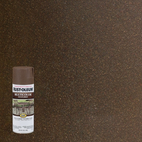 Rust-Oleum® Stops Rust® Multicolor Textured Spray Paint - Autumn Brown Perspective: front