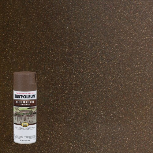 Rust-Oleum® Stops Rust® Multicolor Textured Spray Paint - Autumn Brown Perspective: front