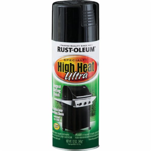 Rust-Oleum® Black Specialty Ultra High Heat Spray Paint Perspective: front