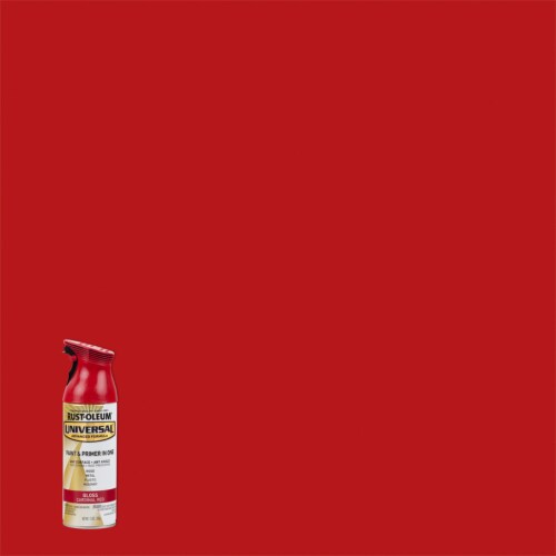 Rust-Oleum Universal Spray Paint, Gloss Black - 12 oz spray can